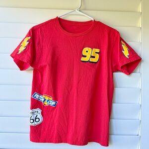Custom Cars | Lightening McQueen | Kids Racing Patches T-shirt